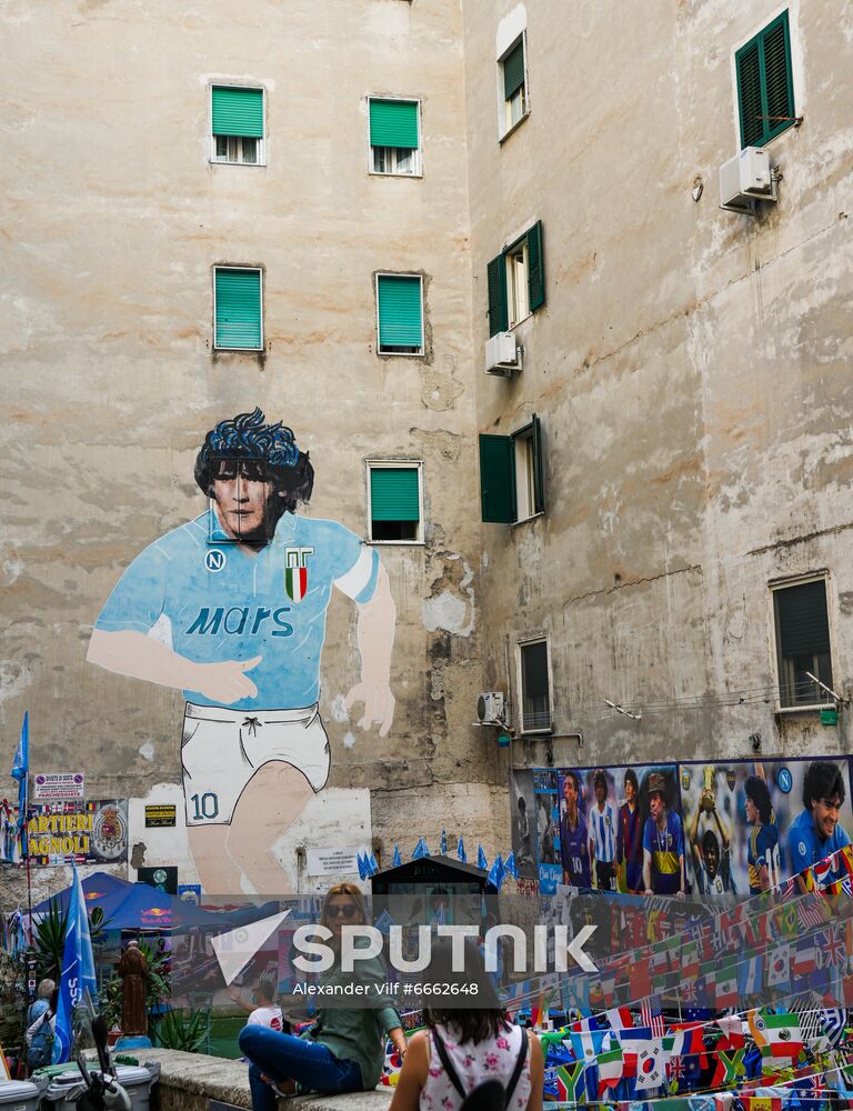 Italy Maradona Commemoration