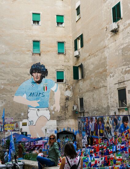 Italy Maradona Commemoration