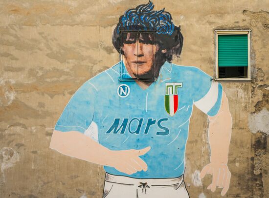 Italy Maradona Commemoration