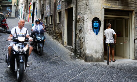Italy Maradona Commemoration