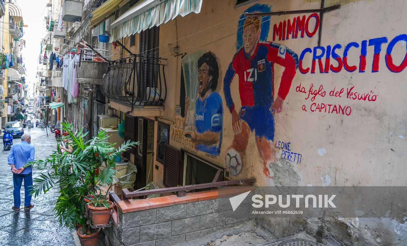 Italy Maradona Commemoration