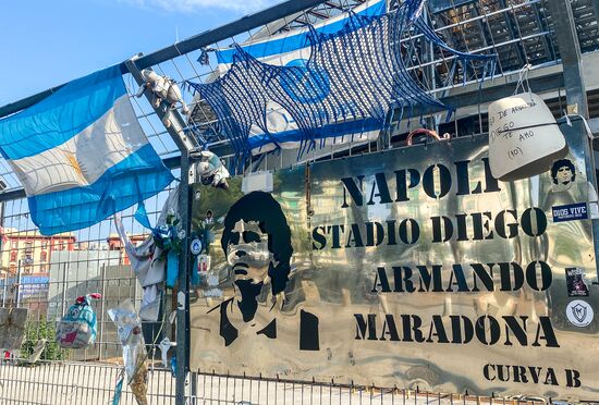 Italy Maradona Commemoration