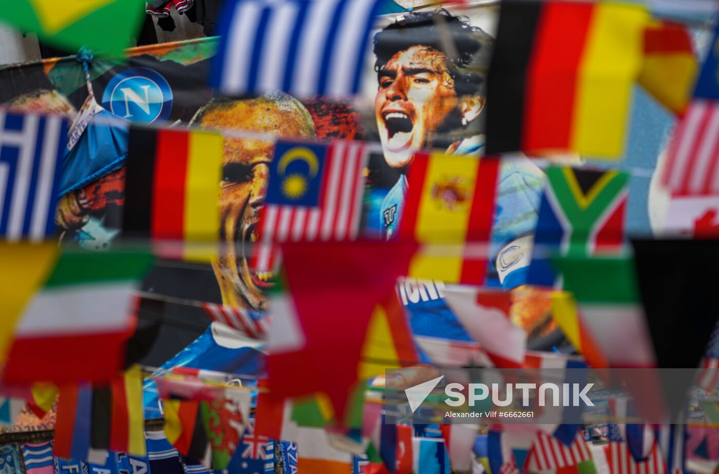 Italy Maradona Commemoration
