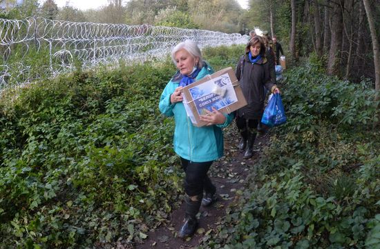 Belarus Poland Border Refugees