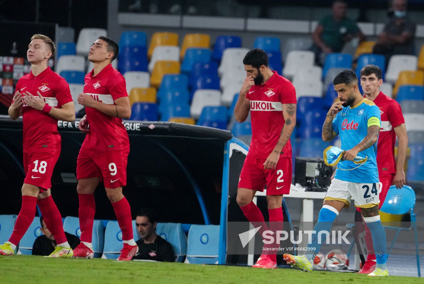 Italy Soccer Europa League Napoli - Spartak