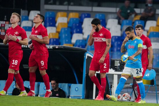 Italy Soccer Europa League Napoli - Spartak