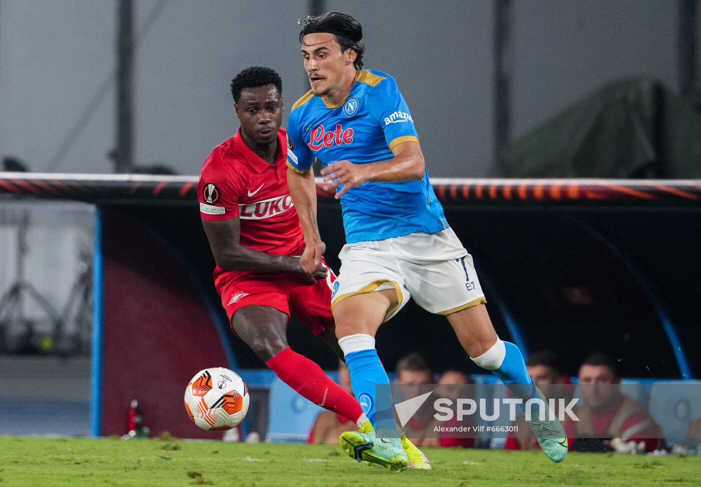 Italy Soccer Europa League Napoli - Spartak