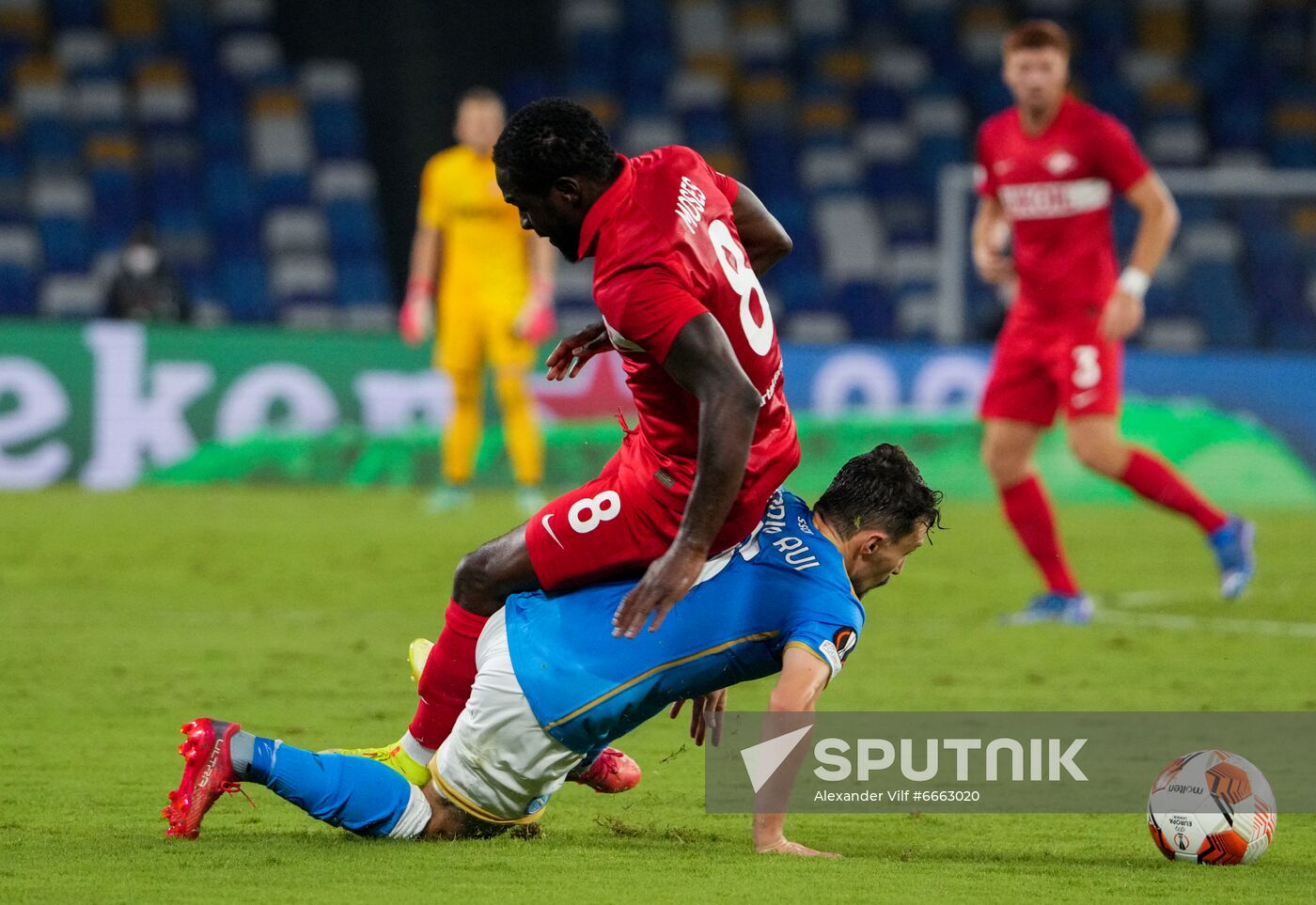 Italy Soccer Europa League Napoli - Spartak