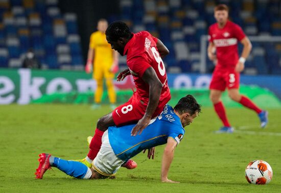 Italy Soccer Europa League Napoli - Spartak