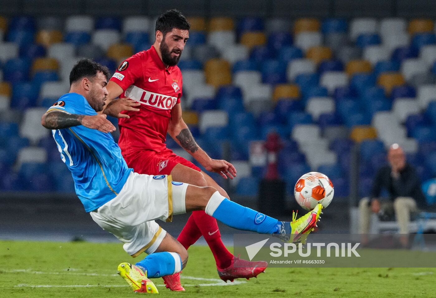 Italy Soccer Europa League Napoli - Spartak