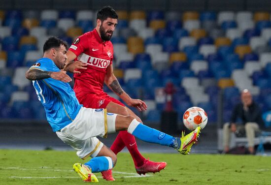 Italy Soccer Europa League Napoli - Spartak