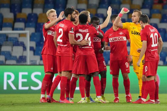 Italy Soccer Europa League Napoli - Spartak