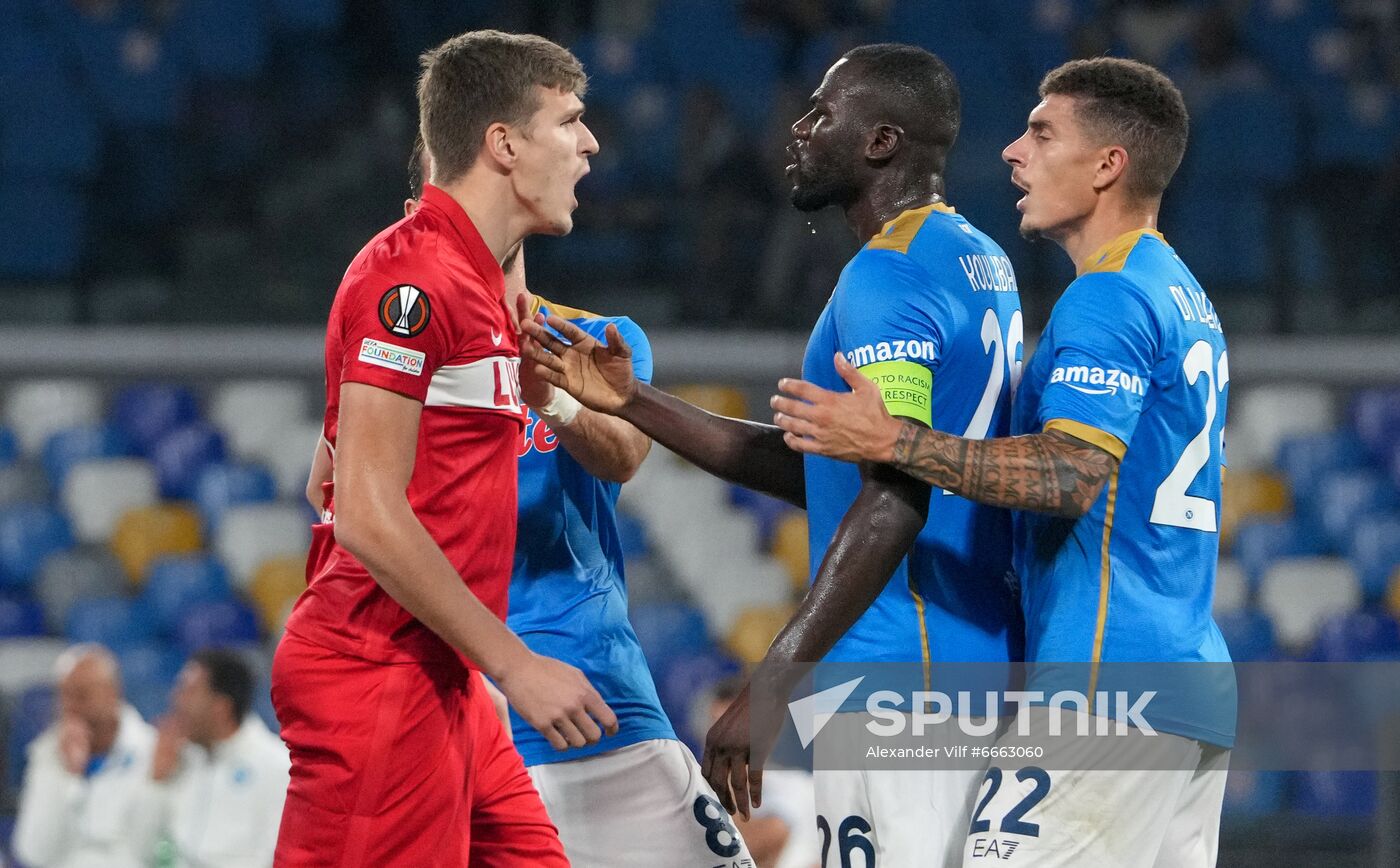 Italy Soccer Europa League Napoli - Spartak