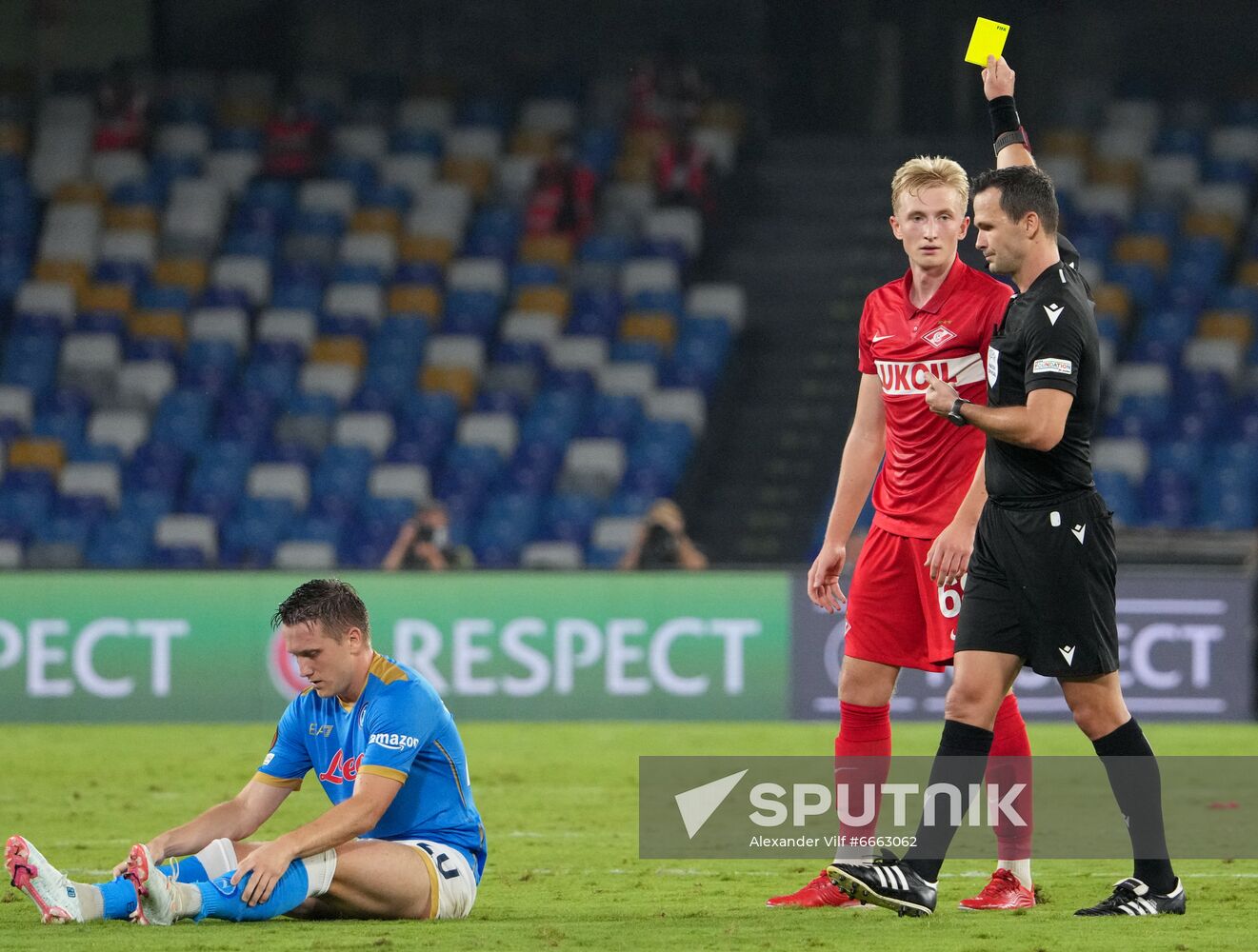 Italy Soccer Europa League Napoli - Spartak