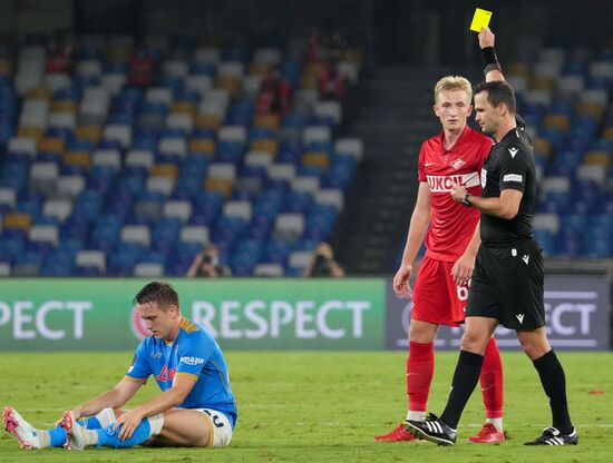 Italy Soccer Europa League Napoli - Spartak