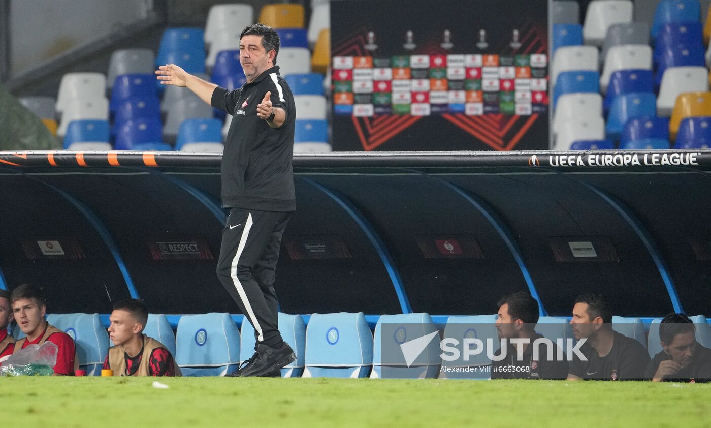 Italy Soccer Europa League Napoli - Spartak