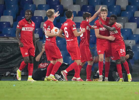 Italy Soccer Europa League Napoli - Spartak