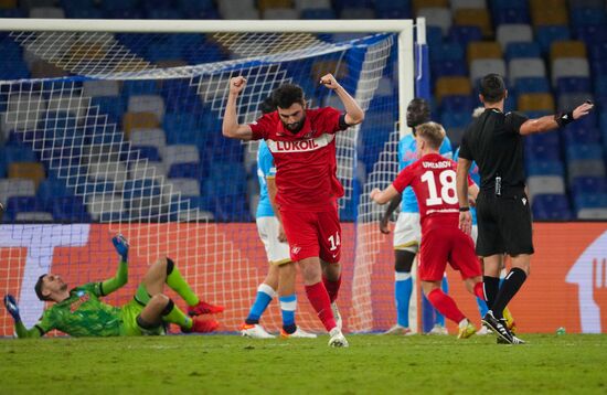 Italy Soccer Europa League Napoli - Spartak