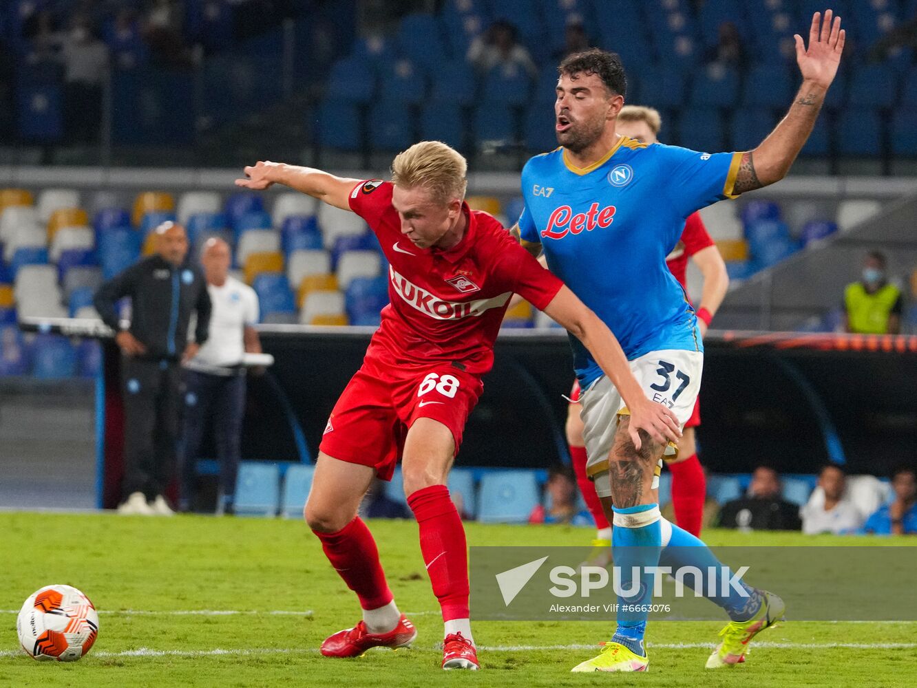 Italy Soccer Europa League Napoli - Spartak