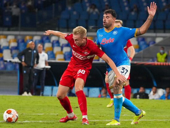 Italy Soccer Europa League Napoli - Spartak