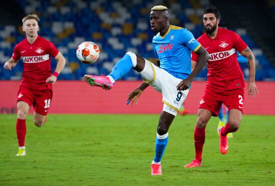 Italy Soccer Europa League Napoli - Spartak