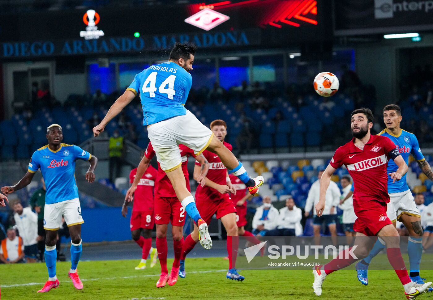 Italy Soccer Europa League Napoli - Spartak