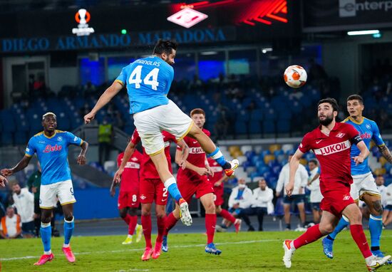 Italy Soccer Europa League Napoli - Spartak