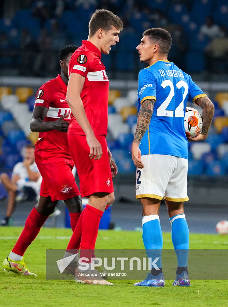 Italy Soccer Europa League Napoli - Spartak