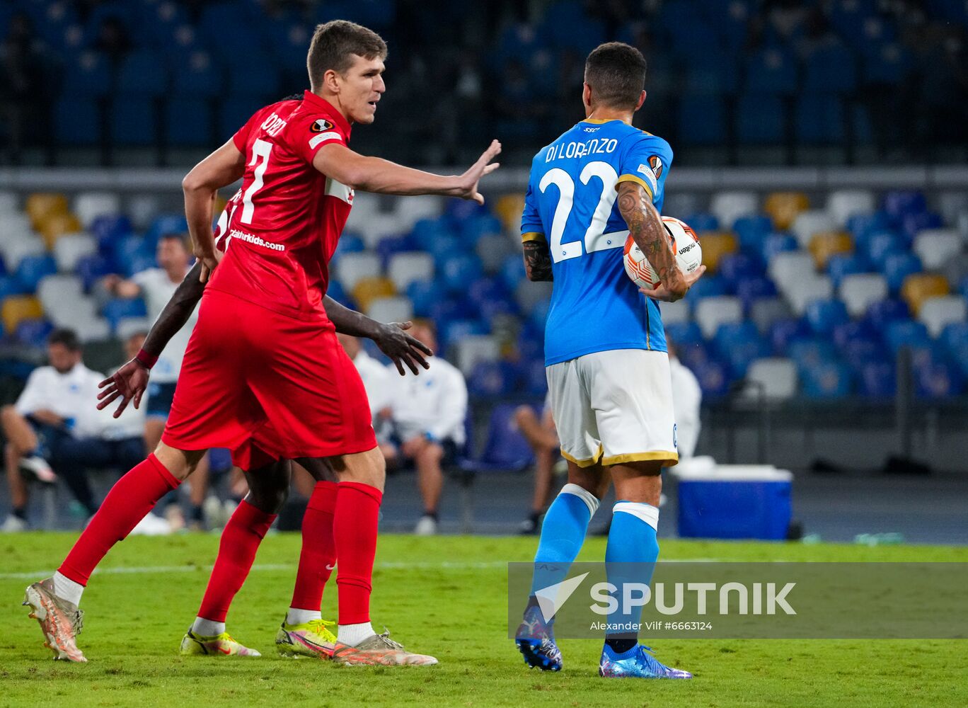 Italy Soccer Europa League Napoli - Spartak