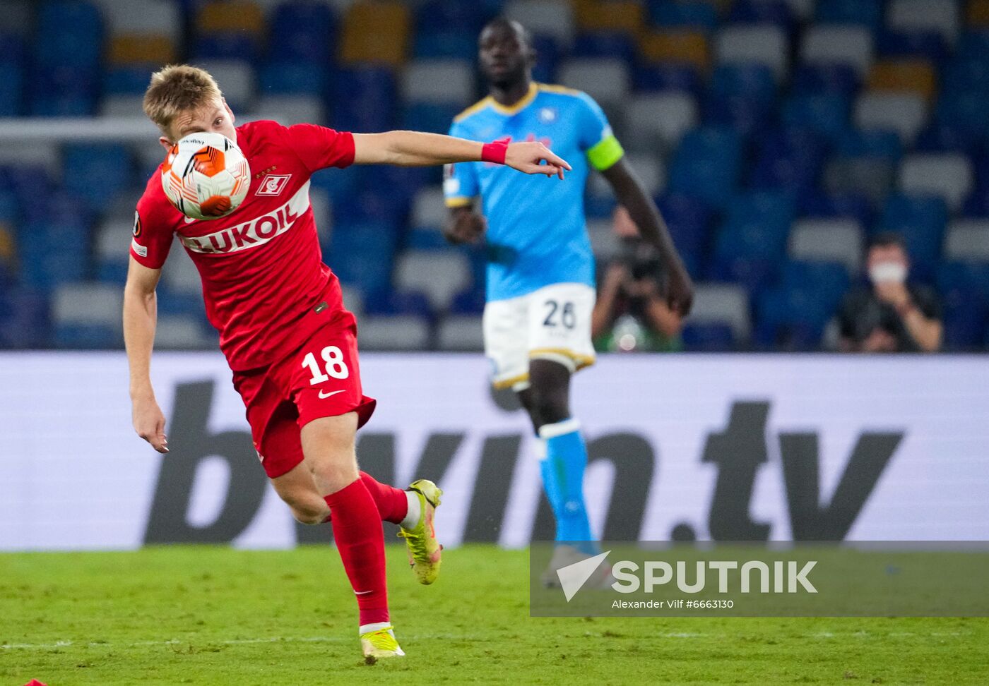 Italy Soccer Europa League Napoli - Spartak