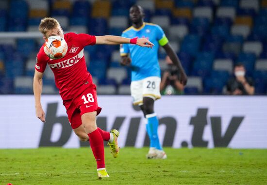Italy Soccer Europa League Napoli - Spartak