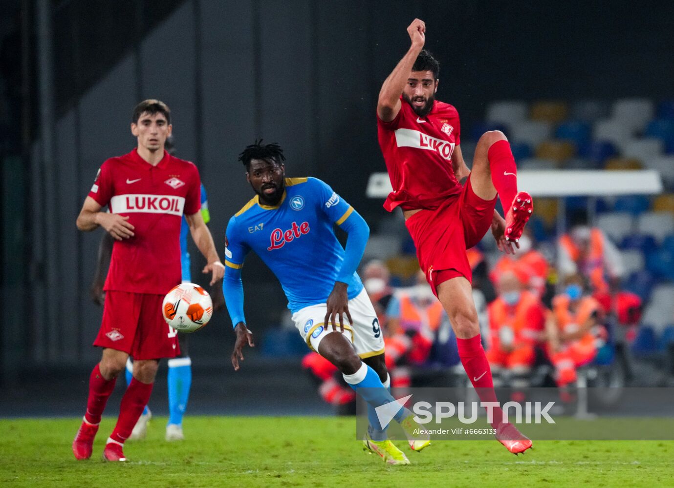 Italy Soccer Europa League Napoli - Spartak