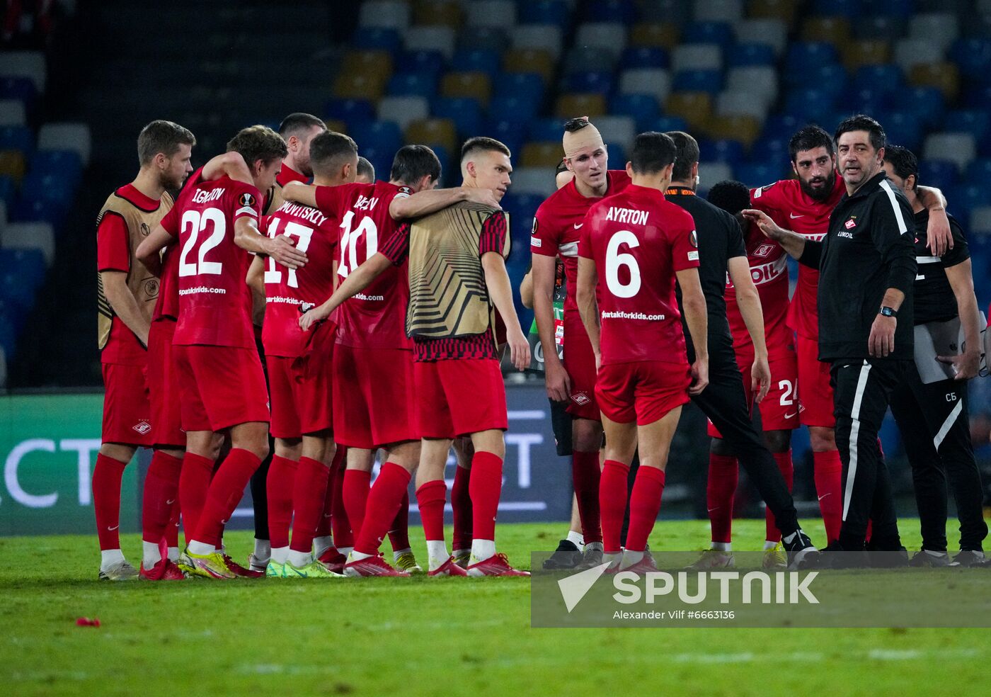 Italy Soccer Europa League Napoli - Spartak