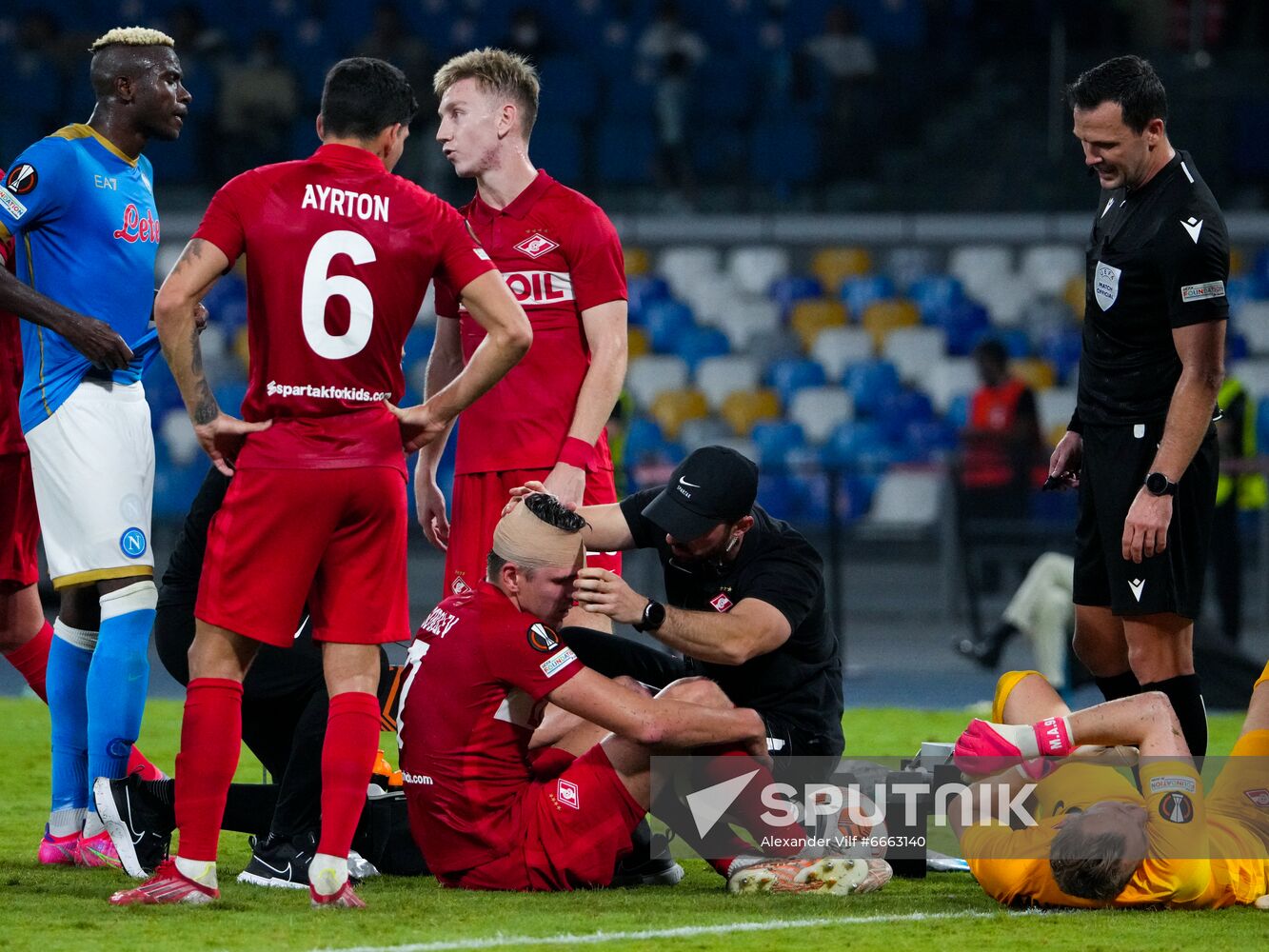 Italy Soccer Europa League Napoli - Spartak