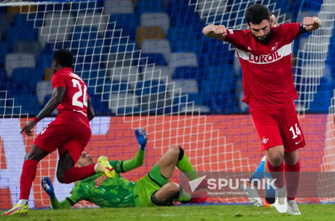 Italy Soccer Europa League Napoli - Spartak