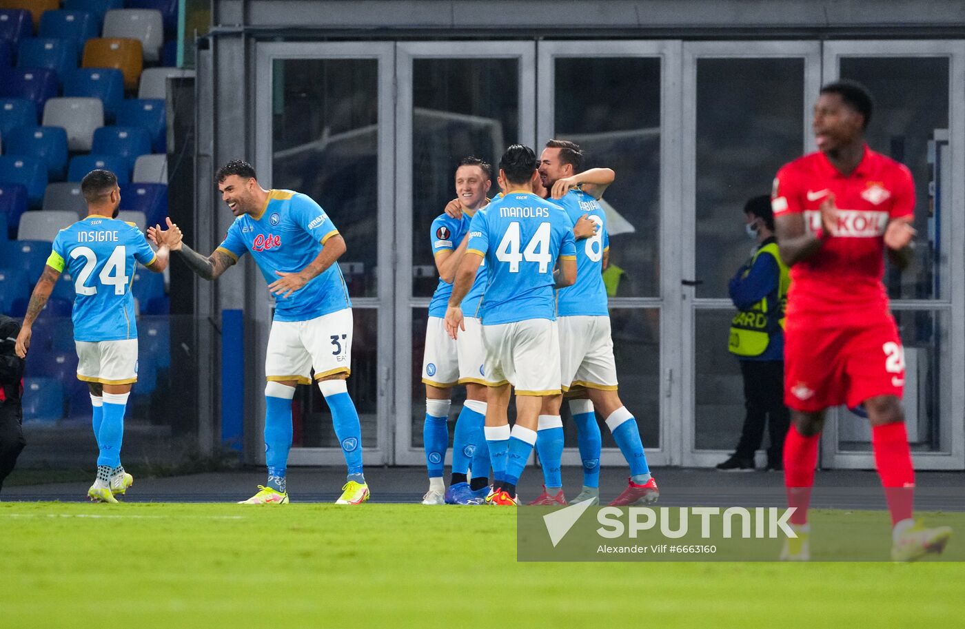 Italy Soccer Europa League Napoli - Spartak