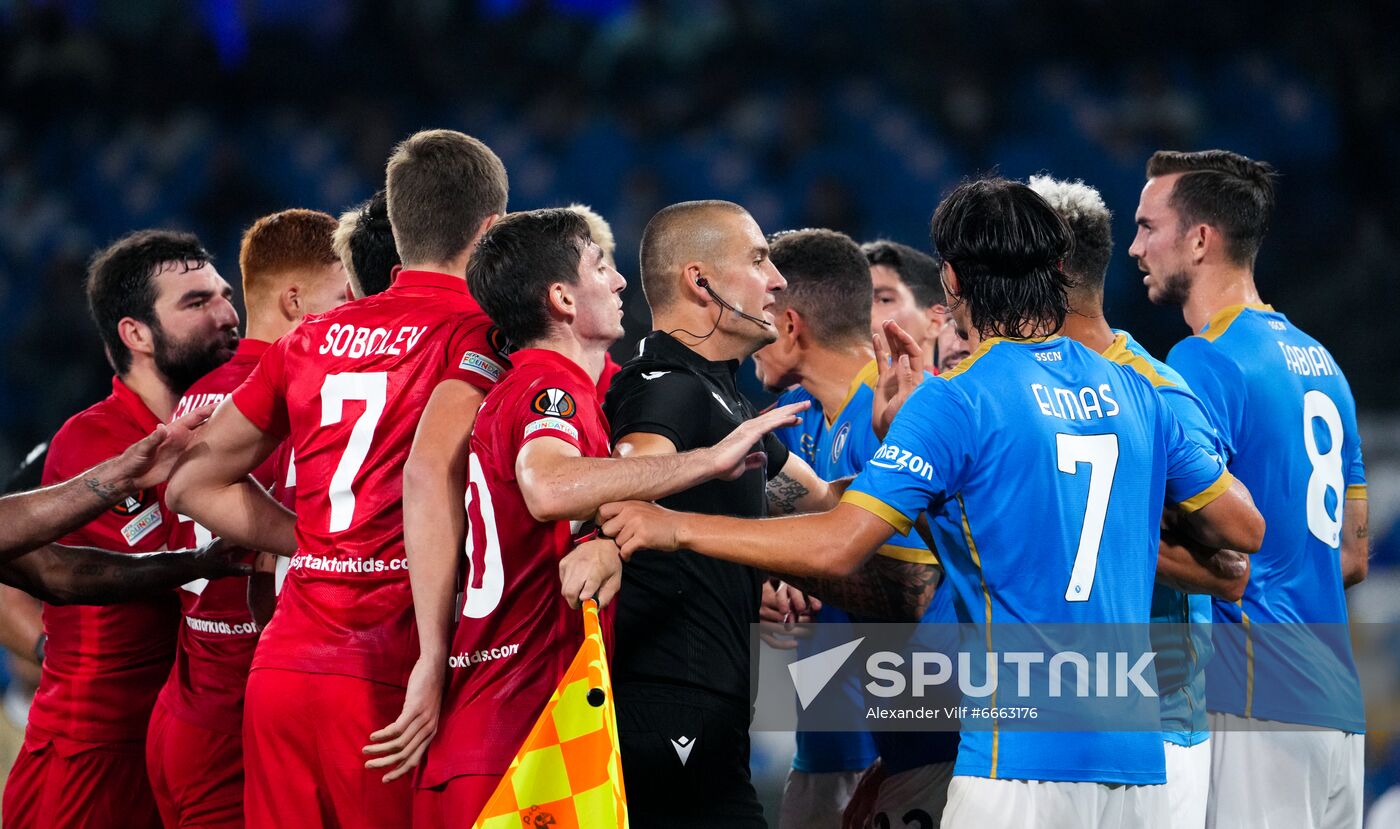 Italy Soccer Europa League Napoli - Spartak