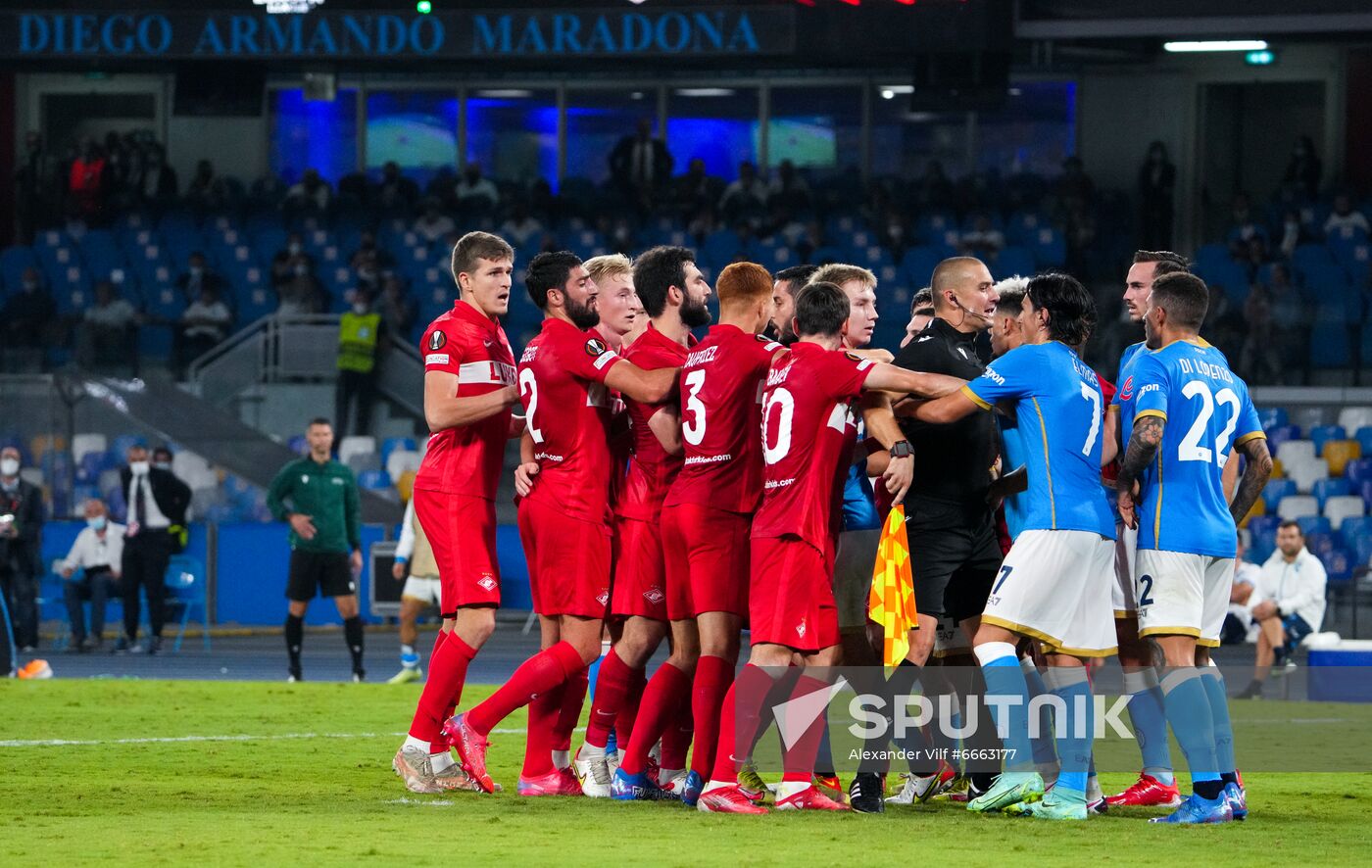 Italy Soccer Europa League Napoli - Spartak