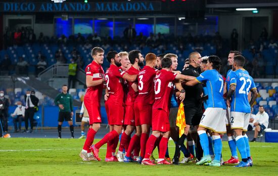Italy Soccer Europa League Napoli - Spartak