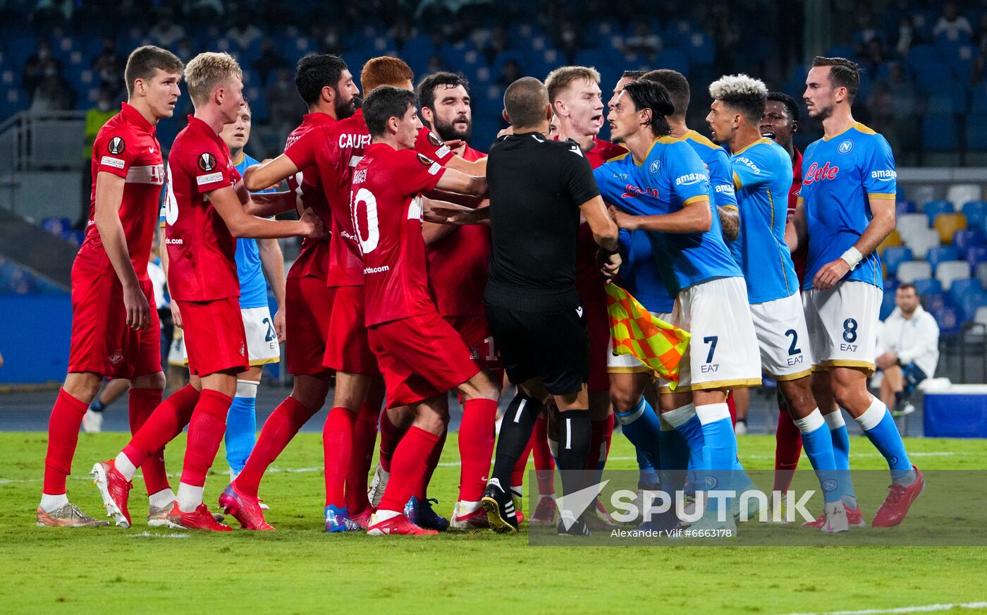 Italy Soccer Europa League Napoli - Spartak