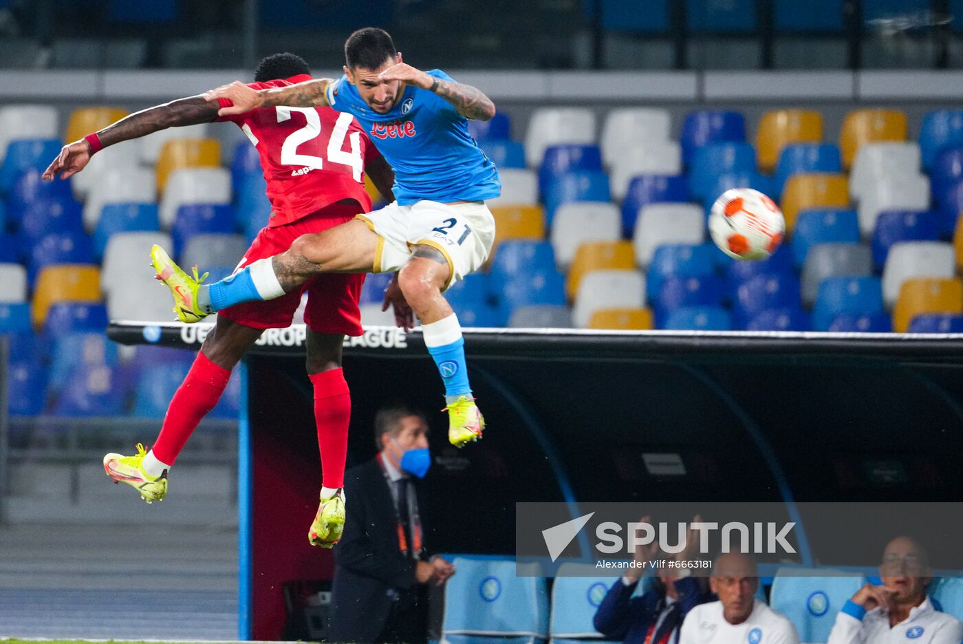 Italy Soccer Europa League Napoli - Spartak