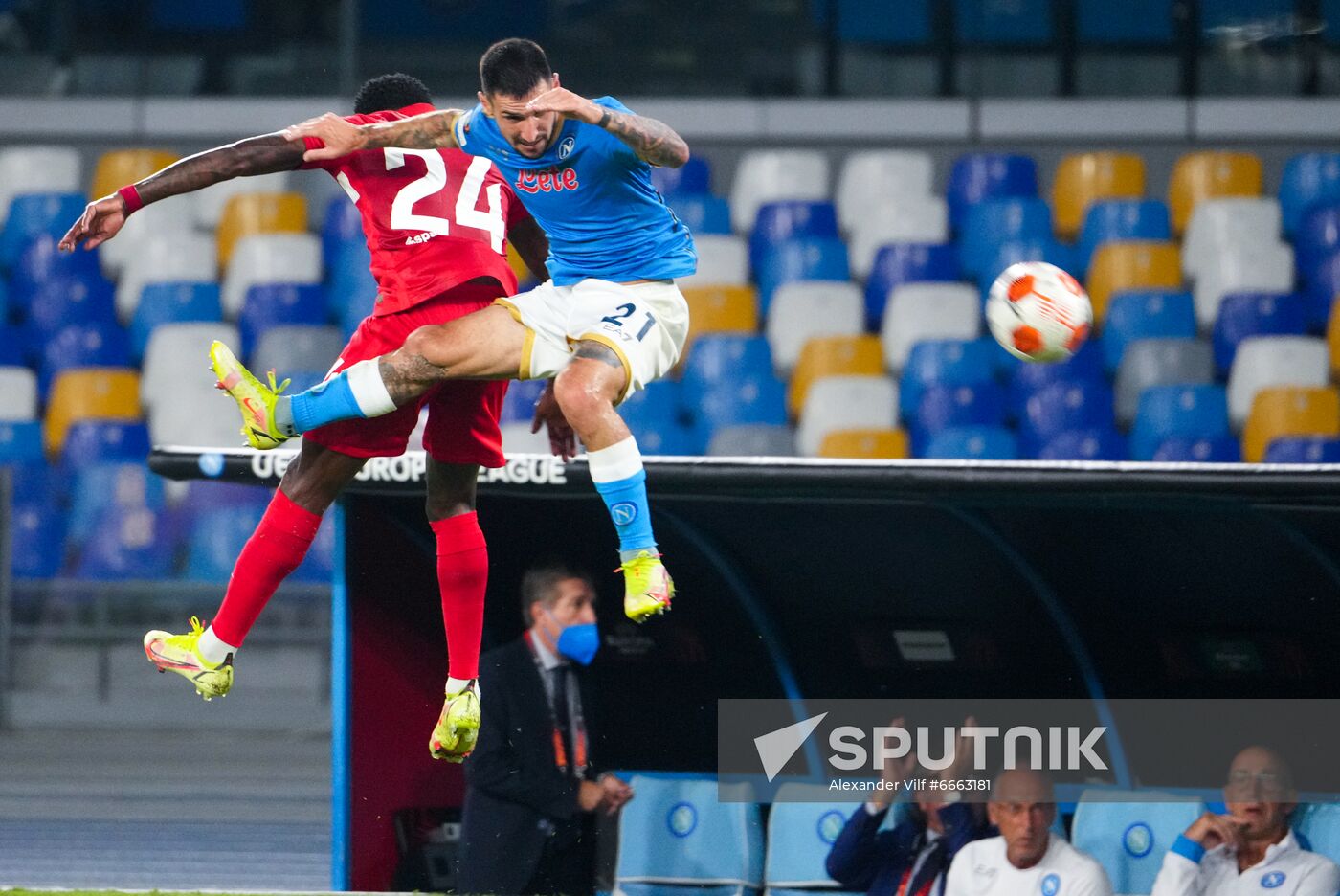 Italy Soccer Europa League Napoli - Spartak