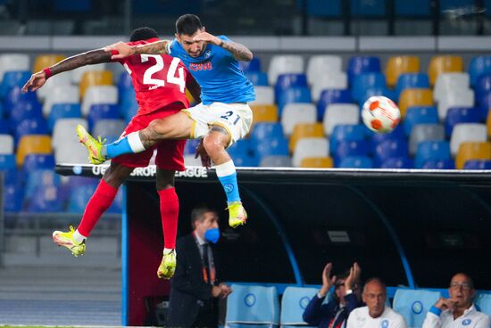 Italy Soccer Europa League Napoli - Spartak