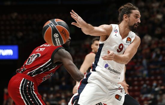 Italy Basketball Euroleague Olimpia - CSKA
