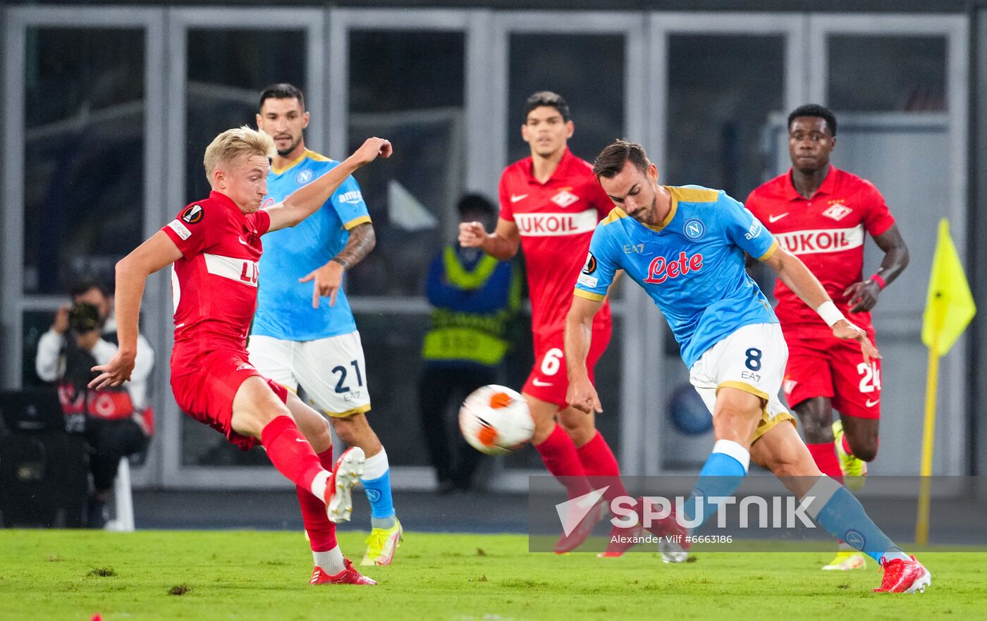 Italy Soccer Europa League Napoli - Spartak