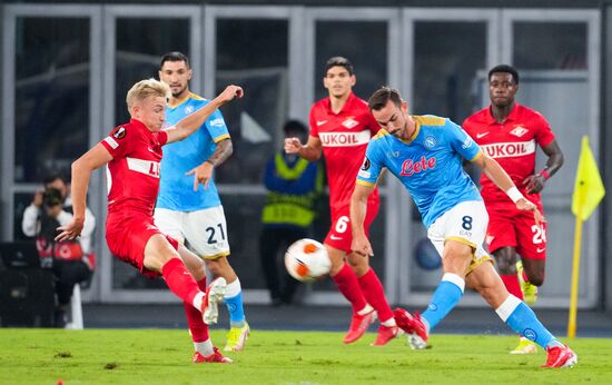 Italy Soccer Europa League Napoli - Spartak