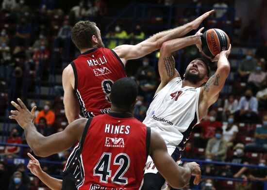 Italy Basketball Euroleague Olimpia - CSKA