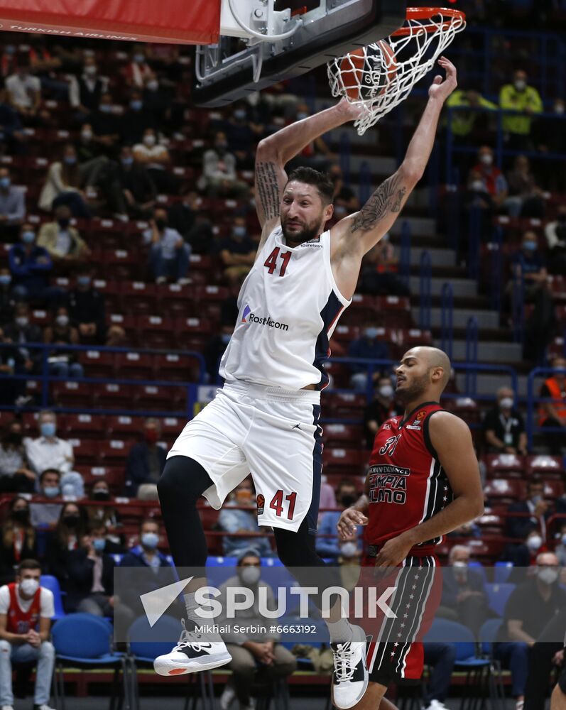 Italy Basketball Euroleague Olimpia - CSKA