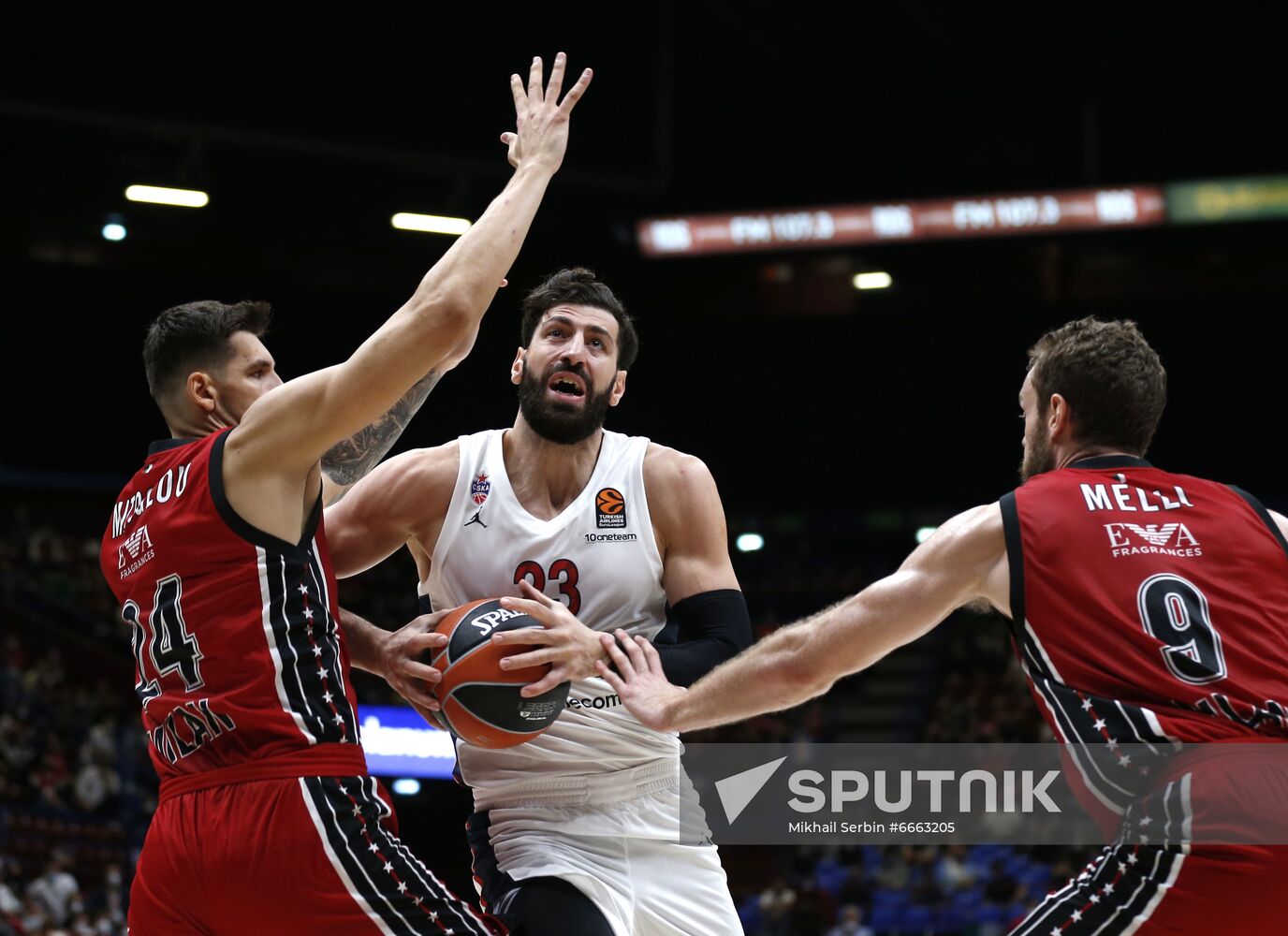 Italy Basketball Euroleague Olimpia - CSKA