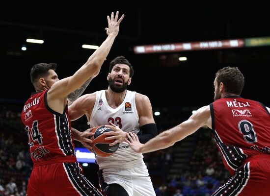 Italy Basketball Euroleague Olimpia - CSKA